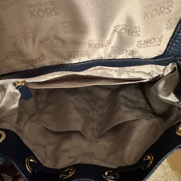 Michael Kors Riley Backpack - Blue - Picture 5 of 8